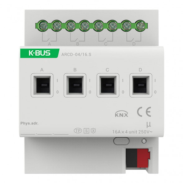 GVS 88188674 KNX-переключающий актуатор с измерением тока | 4-х сторонний, KNX-Secure