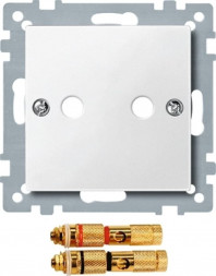 Schneider серия: Merten 469319 System M High-End Динамик-Штекер крышка, цвет:полярная белизна, тон: матовый