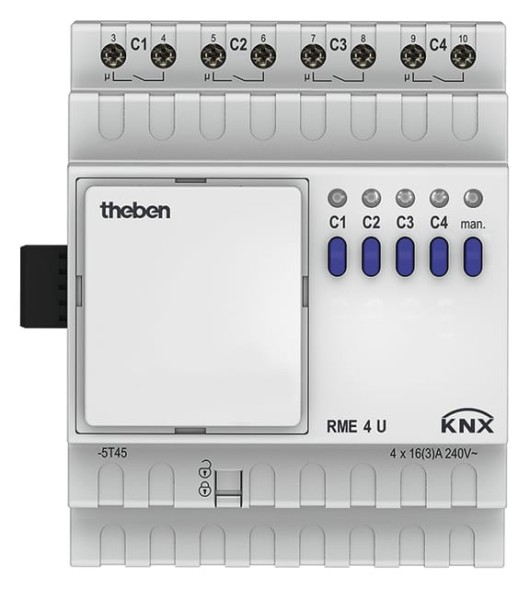 Модуль расширения Theben 4930228 MIX2 RME 4 U KNX 4-сторонний расширяемый