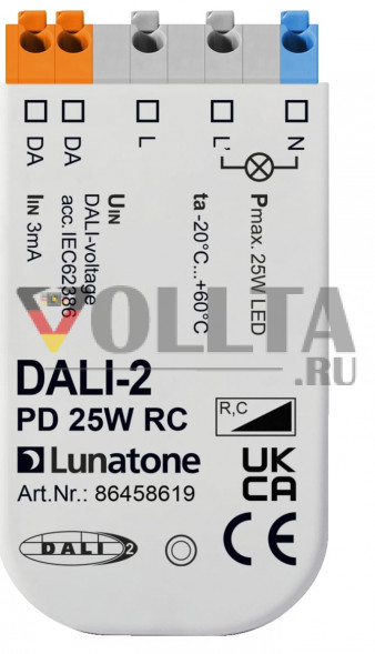 Lunatone 86458619 DALI Фазовый диммер 3-25W Фазовая секция контроль