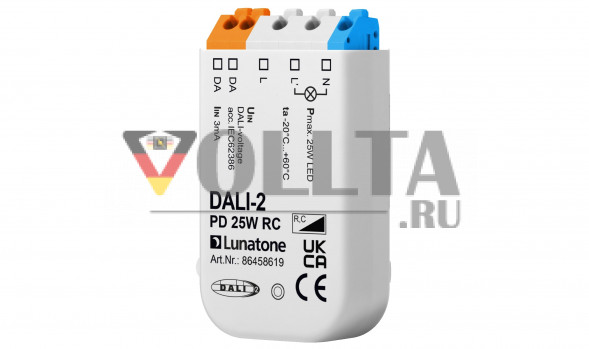 Lunatone 86458619 DALI Фазовый диммер 3-25W Фазовая секция контроль