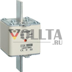 Предохранительная вставка NH Hager LNH3315M6A NH3 aM 690V 315A K-детектор