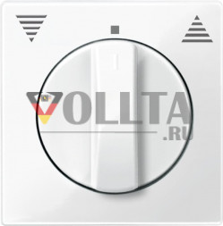 Schneider серия: Merten 567119 System M Rollladen-Tastrastschalter крышка, цвет:полярная белизна, тон:глянец