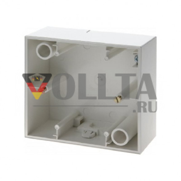 Berker 10411909 накладной корпус 1-я, цвет:полярная белизна, тон: матовый