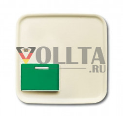Busch-Jaeger 2548-642C-212 Duro2000 SI кнопка отключения, крышка, цвет: кремово-белый