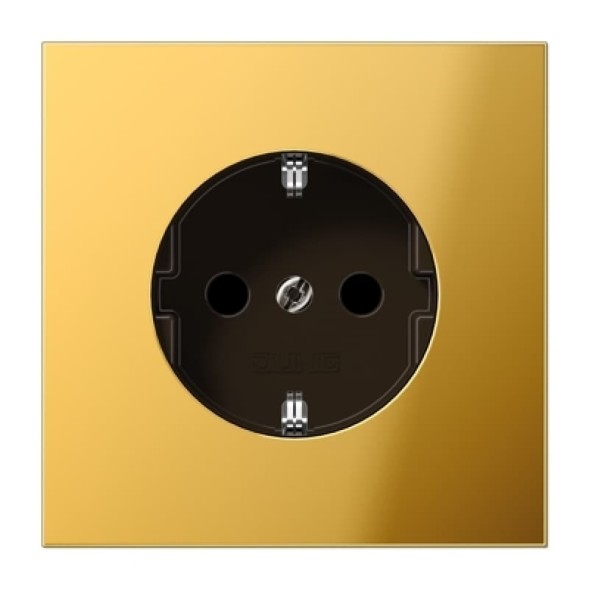Jung GO2520KI LS990 SCHUKO-розетка  16А, золотого цвета