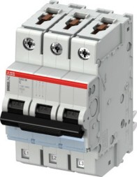 ABB Stotz-Kontakt S403M-C20, миниатюрный автоматический выключатель C, 20A, 10kA, 3P, втычной, 2CCS573001R0204