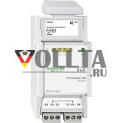 Schneider Electric MTN644992 REG-K/4x230 светло-серый двоичный вход
