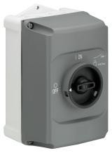 ABB Stotz-Kontakt IB132-G, изолирующий корпус серый/черный, стандартное исполнение IP65, 3-сторонняя блокировка, 1SAM201911R1010