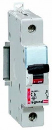 Legrand 006369 Автоматический выключатель C 1-полюс. 2А