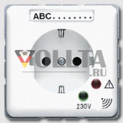 Jung CD521KINAUFLG CD500 SCHUKO-розетка 16А, цвет: светло серый