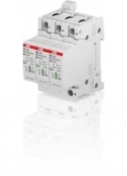 ABB Stotz-Kontakt OVR T2 3L 80-275s P TS QS, OVR T2 3L 80-275s P TS QS УЗИП T2 с резервным напряжением 230/400 В TNC 3P, 2CTB815708R0600