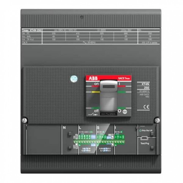 Автоматический выключатель ABB Stotz-Kontakt 1SDA080229R0001 XT4N 250 EKIP E-LSIG In250A 4p FF UL/CSA