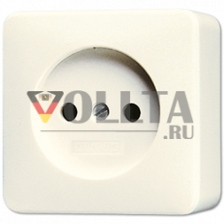 Розетка Jung 611A без защитного контакта, 16 А 250 В ~, 34 мм, AP 600, белая
