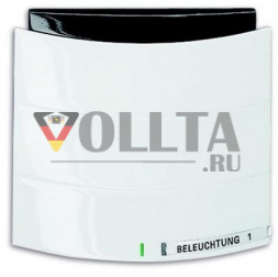 Busch-Jaeger 6320/10-24G Triton KNX, сенсор 1-двойная, цвет: белый, тон:глянец