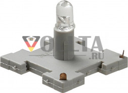 Gira 049718 LED-подсветка, для светового сигнала потребляемый ток 0,7 мА белый