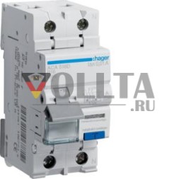 Переключатель Hager ACA516D FI/LS 1-полюсный+N 10kA B16A 0.01AA