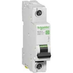 Schneider Electric M9U21110 M9 C60H-DC 1P 10A C 250V-DC миниатюрный автоматический выключатель