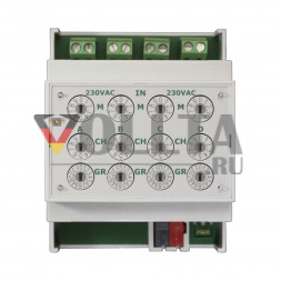 LINGG&amp;JANKE Q79532 KNX двоичный вход Quick | 4-канальный, вход сигнала 230 В переменного/постоянного тока, 4 TE