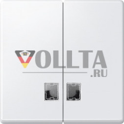 Schneider серия: Merten 437519 System M серийный выключатель крышка, цвет:полярная белизна, тон: матовый