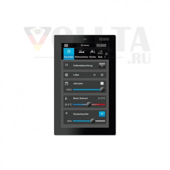Jung SC5SW Smart Control 5, черный
