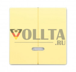 Busch-Jaeger 6545-815 Solo Клавиша для 2-канального светорегулятора, крышка, цвет: sahara