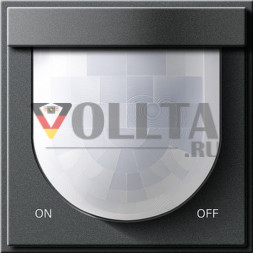 Gira 230267 TX44 System2000 датчик движения, 2 крышка, комфорт  цвет:антрацит