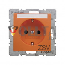 Berker 47508914 S1 SCHUKO-розетка  16А, со штампом ZSV