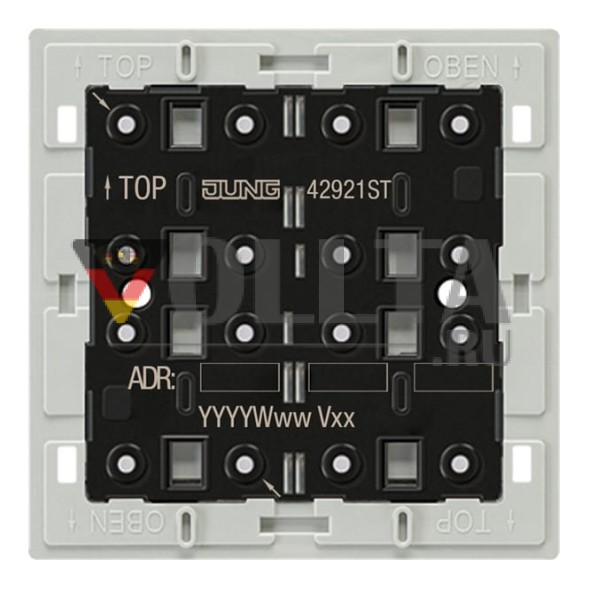 Jung 42921ST KNX универсальный двухпозиционный кнопочный модуль