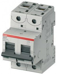 ABB Stotz-Kontakt S802C-K13, высокопроизводительный автоматический выключатель, 13A,K,415VAC=Icu 25kA,2P, 2CCS882001R0447