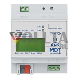 Интегрированный модуль управления цветом MDT SCN-DALI64.03 4TE REG Шлюз IP DaliControl