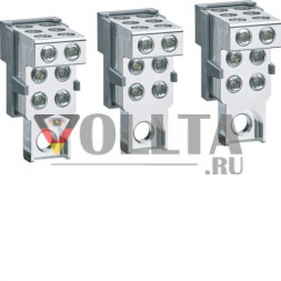 Hager HYT065H P250 клемма для поверхностного монтажа Cu/Al 3P 6x6-35qmm