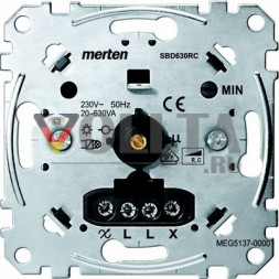 Schneider серия: Merten MEG5137-0000 Диммер 20-630W