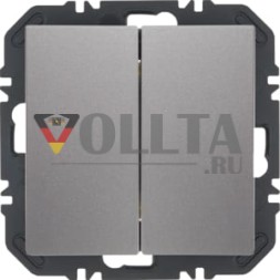 Berker 24121434 FoH 2-канальный алюминиевый с радиокнопкой