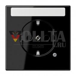 Jung LS520NAKOSW LS990 SCHUKO-розетка  16А, цвет: черный