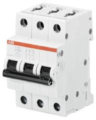 ABB Stotz-Kontakt S203-K25, Автоматический выключатель K-Char., 6 кА, 25 А, 3П, 2CDS253001R0517