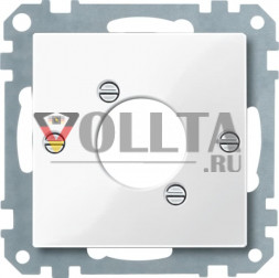 Merten 468019 System M Аудио-Штекер  XLR/Neutrik крышка, цвет:полярная белизна, тон:глянец