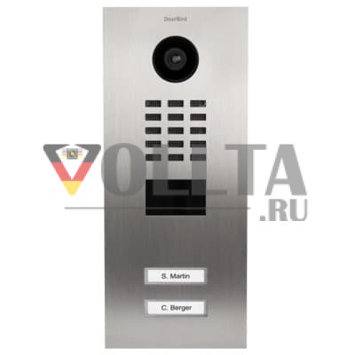 Doorbird D2102V IP Video Дверная станция нержавеющая сталь UP 2- Кнопка вызова