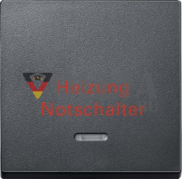 Schneider серия: Merten 431814 System M отопление аварийный выключатель крышка, цвет:антрацит, тон: матовый