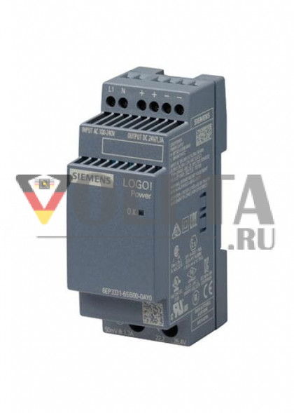 Siemens 6EP3331-6SB00-0AY0 LOGO POWER 24V 1,3A регулируемый источник питания