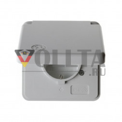 Berker 4211 WG UP SCHUKO-розетка 16А, цвет:серый, тон:глянец