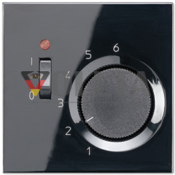 Jung TRLS241SW LS990 Регулятор температуры помещения, цвет: черный