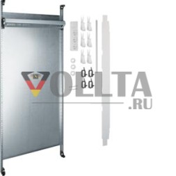 Hager UF42NW полная панель мультимедиа 1200 мм 2-панельная