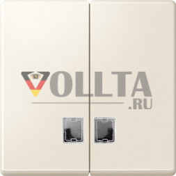 Merten 437544 System M серийный выключатель крышка, цвет: кремово-белый, тон: матовый