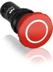 ABB Stotz-Kontakt CE4P-10R-11, кнопка аварийной остановки Compact 40 мм, отпускание вытягиванием 1НО+1НЗ CombiLine-Compact, 1SFA619551R1071