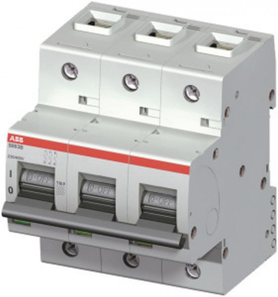 ABB Stotz-Kontakt S803B-D32, высокопроизводительный автоматический выключатель 32A,D,230/400VAC=Icu16kA,3P, 2CCS813001R0321