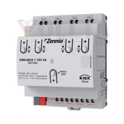 ZENNIO ZDI110X4 Диммерный актор 1–10 V | 4-канальный