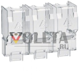 Крышка клеммной коробки Hager HZF204 держатель предохранителя 250A-400A 3-контактный.