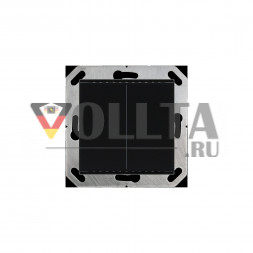 Elsner Cala KNX M2-T глубокий черный RAL9005 двойная кнопка