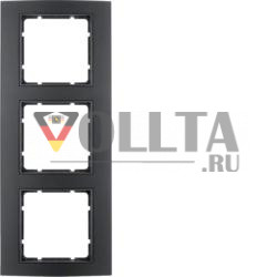 Berker 10133005 рама алюминий, черный/антрацит Berker B.3